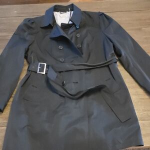Pelle Studio Classic Black Trench Coat